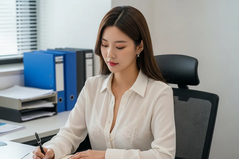The number of letters in the cover letter including spaces 9
